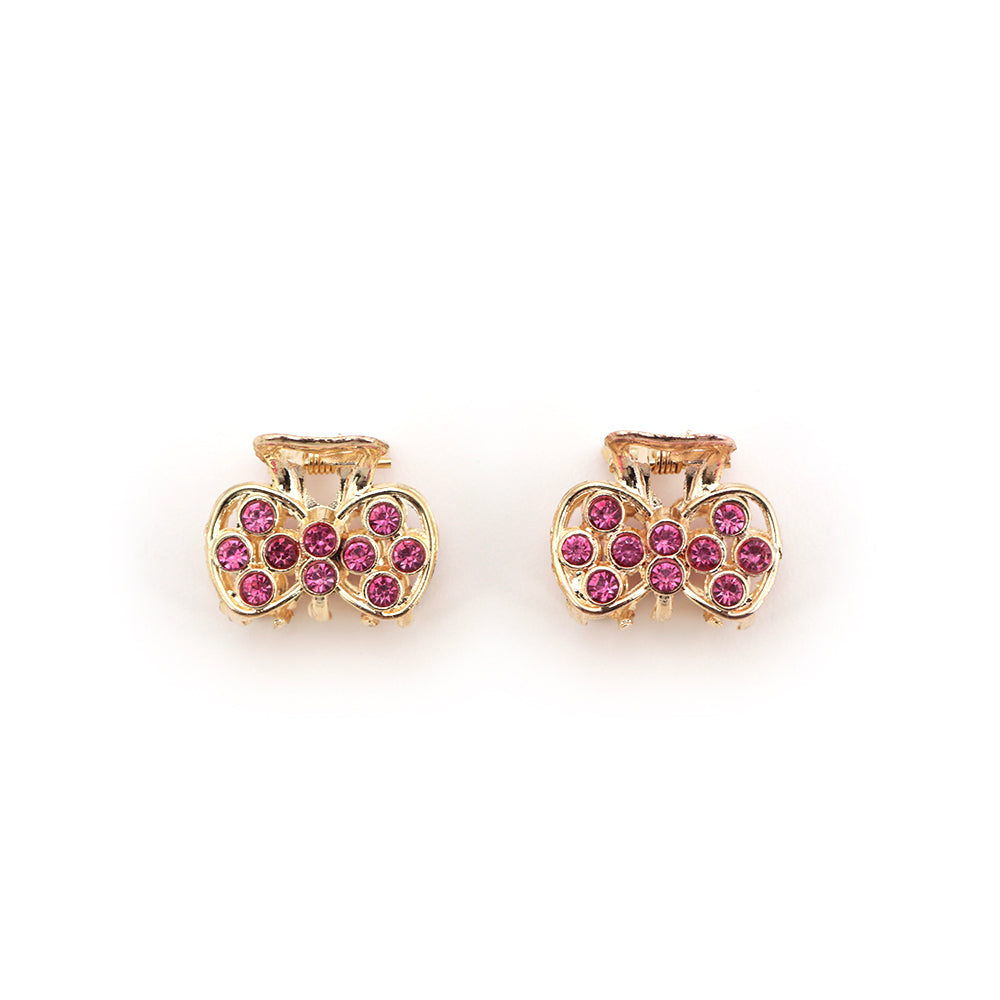 Mini Butterfly Colored Stone Clips | Shop Amina Beauty