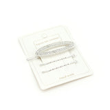 Oval Shaped Crystal Hair Clip-Bobby Pins | Shop Amina Beauty
