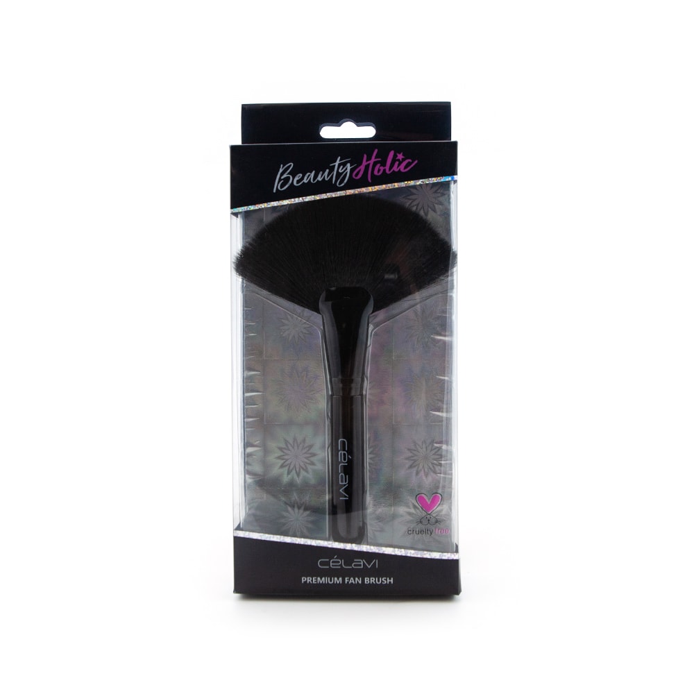 Celavi Premium Fan Brush | Shop Amina Beauty