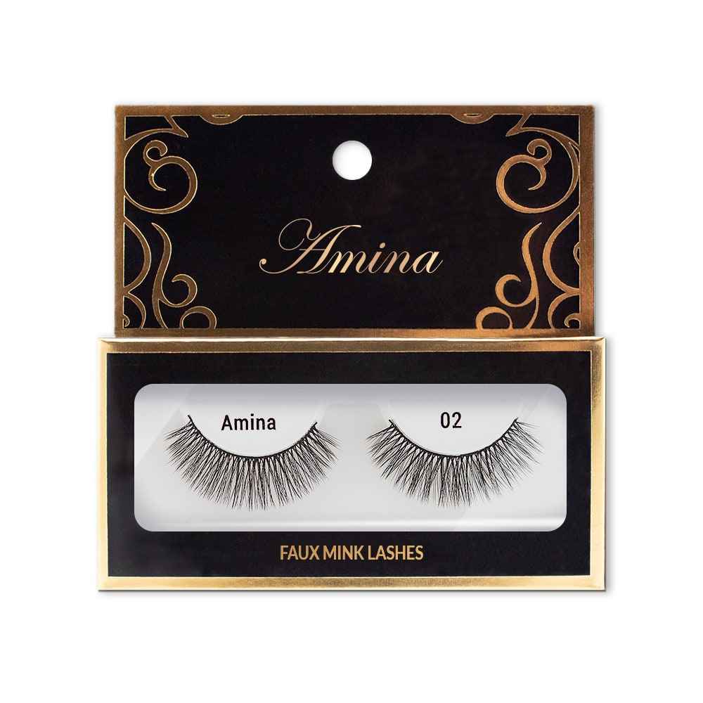 Shop Amina Beauty Faux Mink Lashes - Style 02