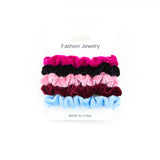 Velvet Hair Ties -Pack of 5 | Shop Amina Beauty
