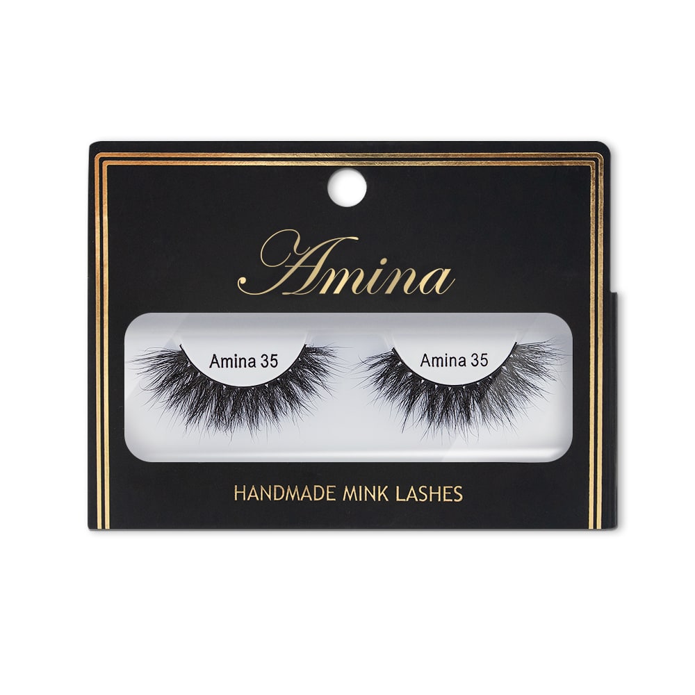 Shop Amina Beauty Handmade Mink Lashes - Style 35