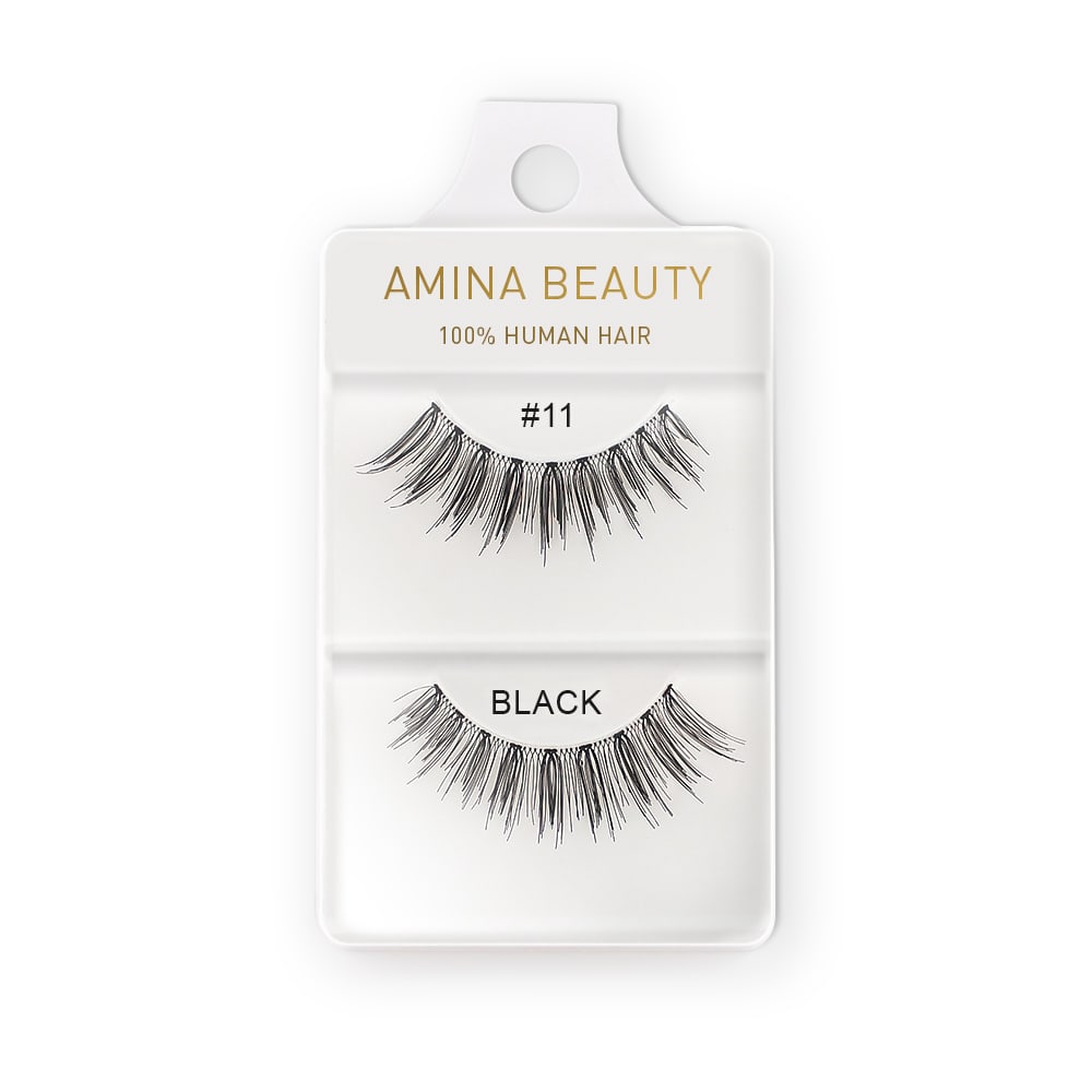 Amina Human Hair Eyelashes- Style 11