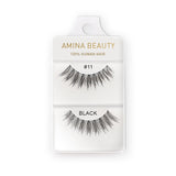 Amina Human Hair Eyelashes- Style 11