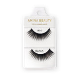 Amina Human Hair Eyelashes - Style 14