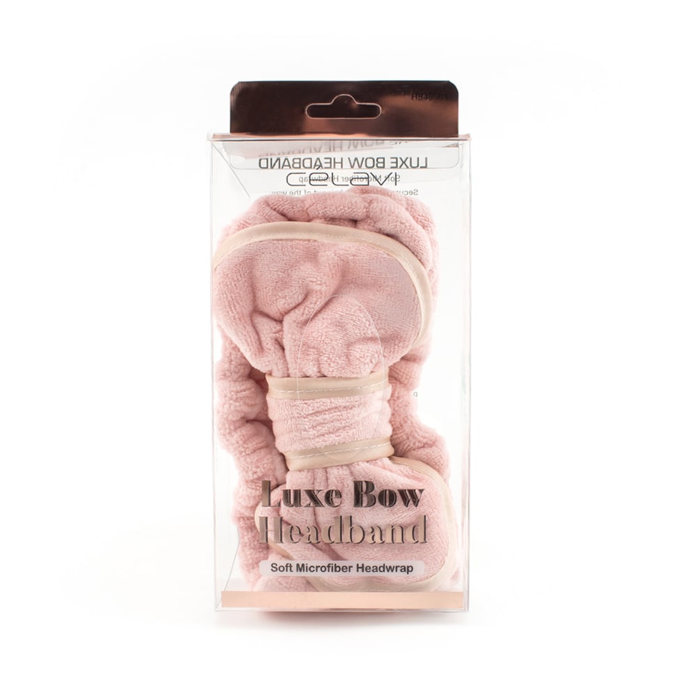 Luxe Bow Headband-Pink