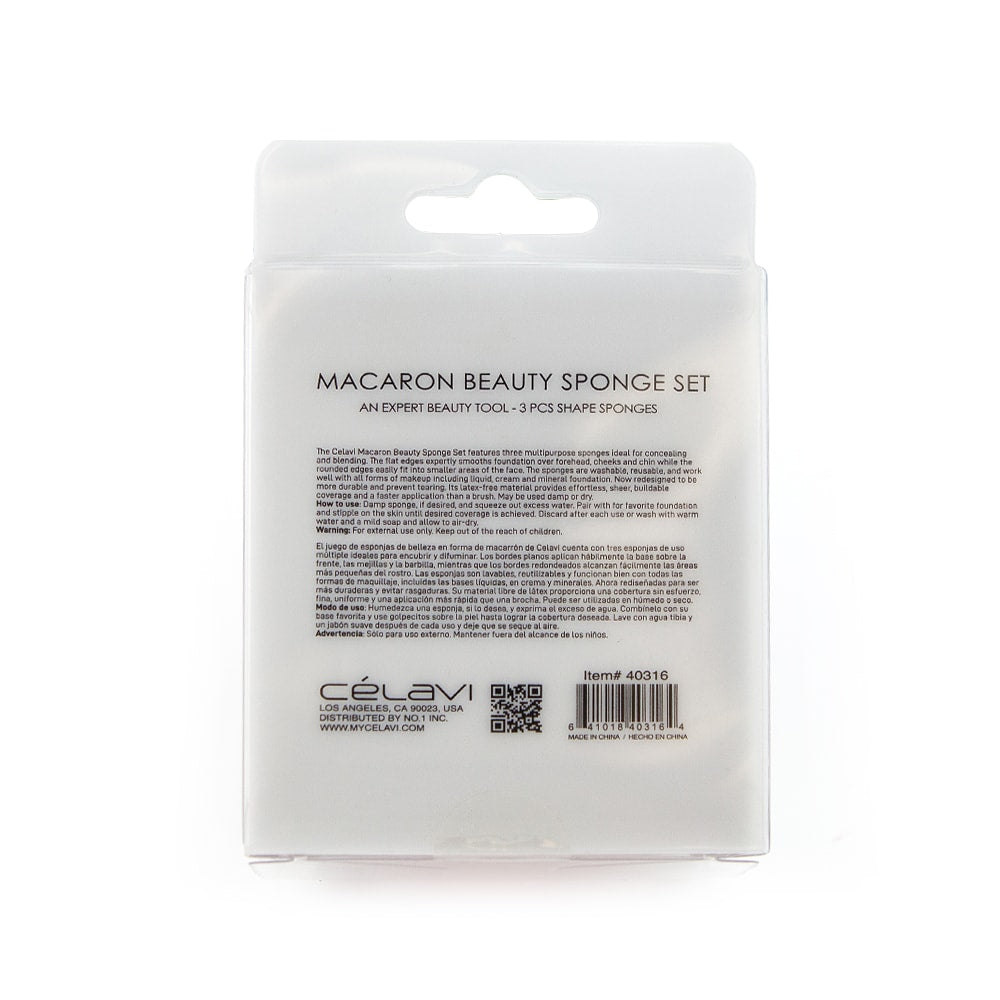 Celavi Macaron Beauty Sponge Set | Shop Amina Beauty