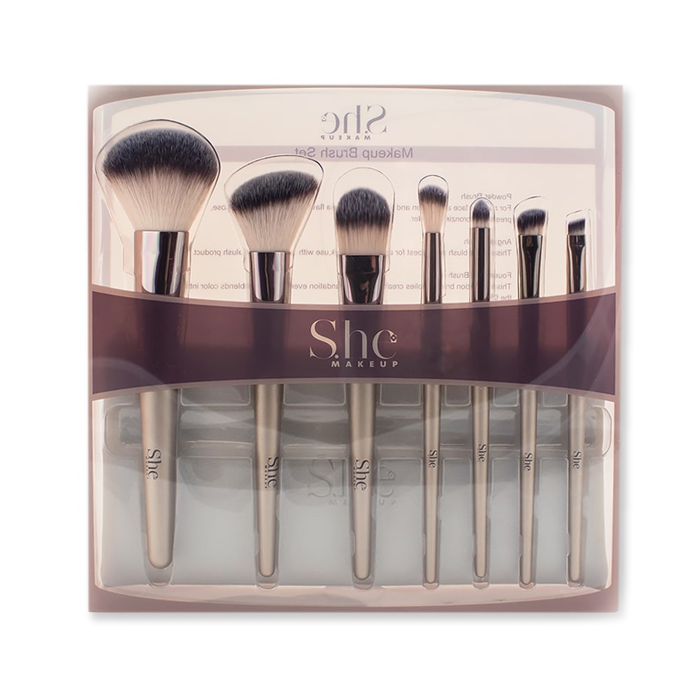 S.he Makeup Brush Set 7pc