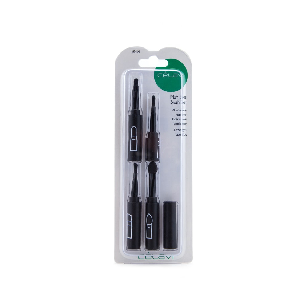 Celavi Multi Eye Brush Set | Shop Amina Beauty