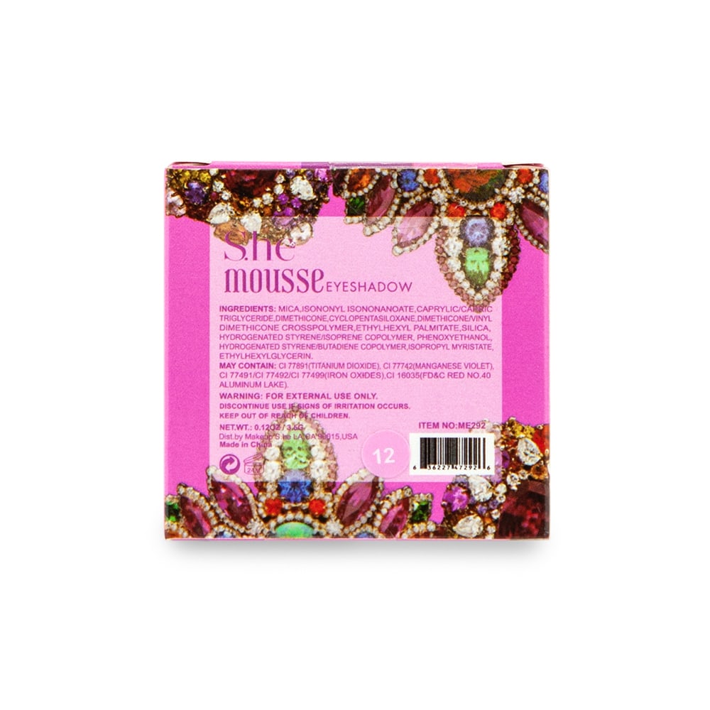 S.he Mousse Eyeshadow Magenta-12