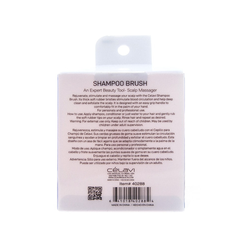 Celavi Shampoo Brush Scalp Massager | Shop Amina Beauty