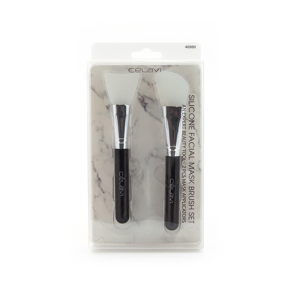 Celavi Silicone Facial Mask Brush Set | Shop Amina Beauty