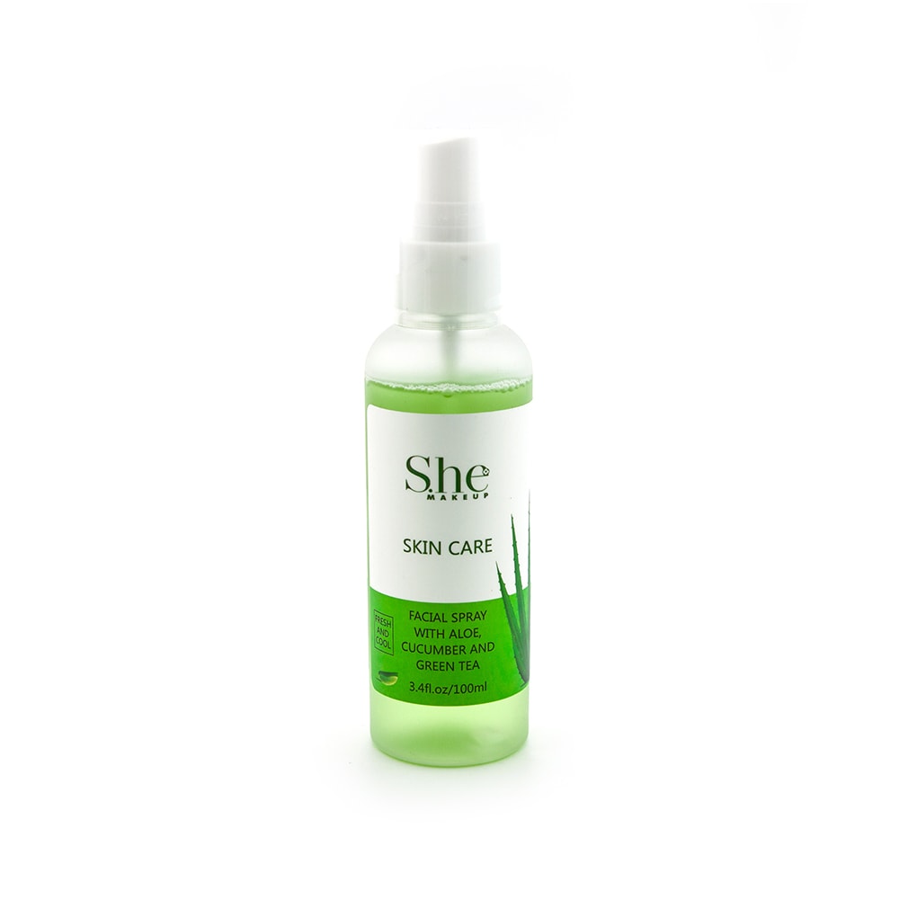 S.he Aloe, Cucumber and Green Tea Facial Spray | Shop Amina Beauty