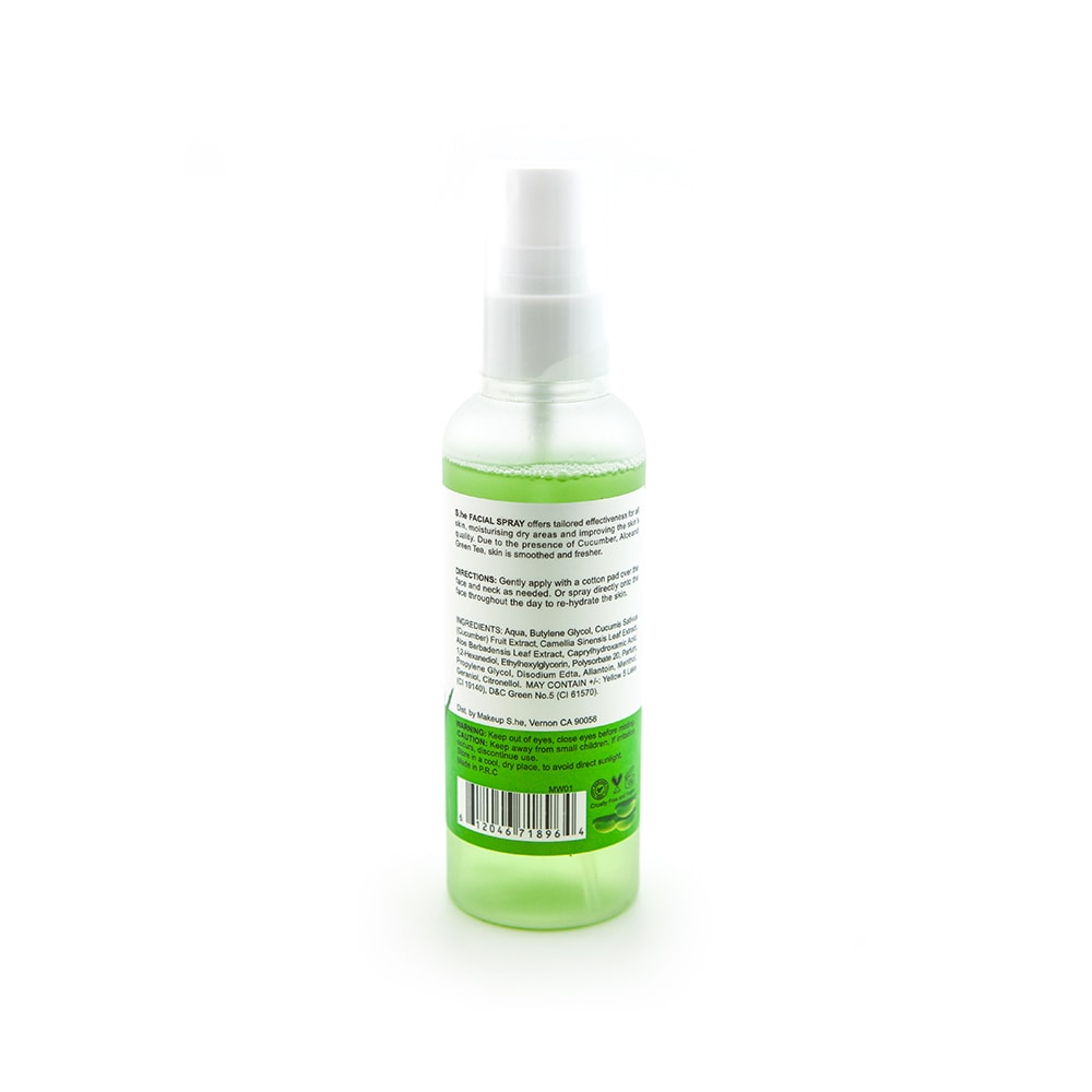 S.he Aloe, Cucumber and Green Tea Facial Spray | Shop Amina Beauty