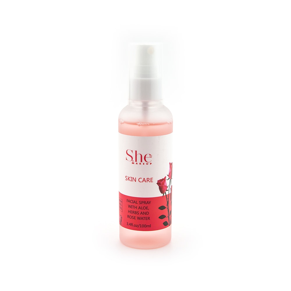 S.he Rose Water Facial Spray | Shop Amina Beauty