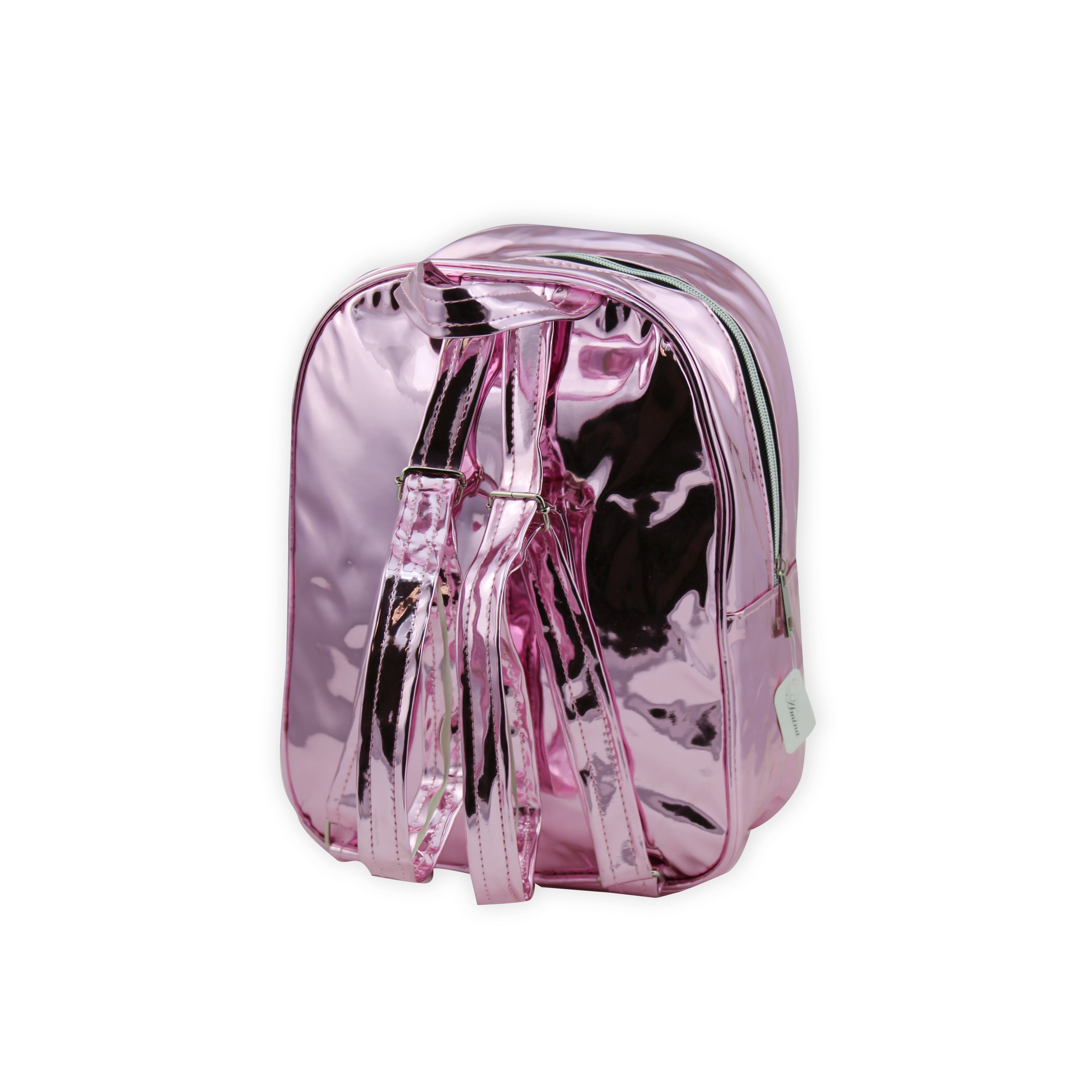 Metallic Pink Backpack | Shop Amina Beauty
