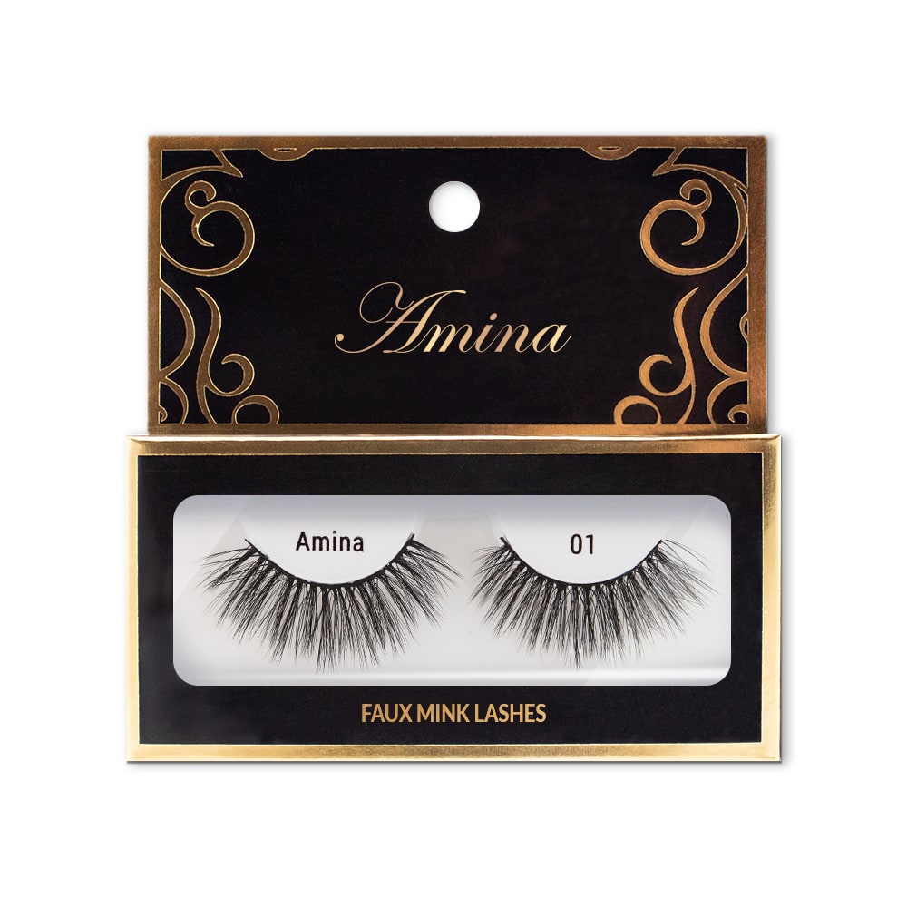 Shop Amina Beauty Faux Mink Lashes - Style 01