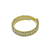 Gold Pearl & CZ Bracelet | Shop Amina Beauty