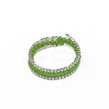 Green Pearl & CZ Bracelet | Shop Amina Beauty