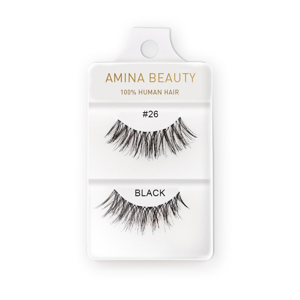 Amina Human Hair Eyelashes- Style 26