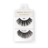 Amina Human Hair Eyelashes - Style 56