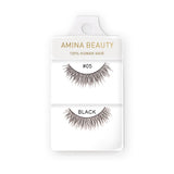 Shop Amina Beauty Human Hair Eyelashes - Style 05