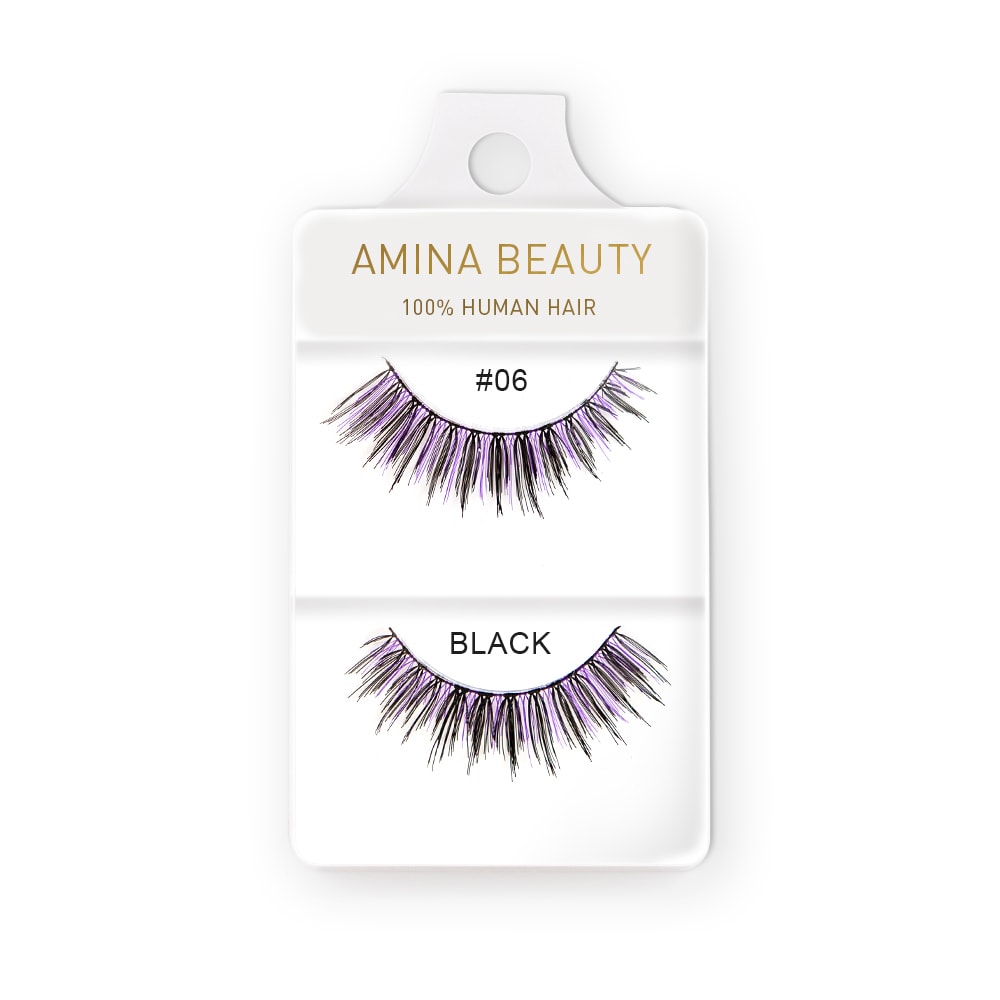 Shop Amina Human Hair Eyelashes - Style 06