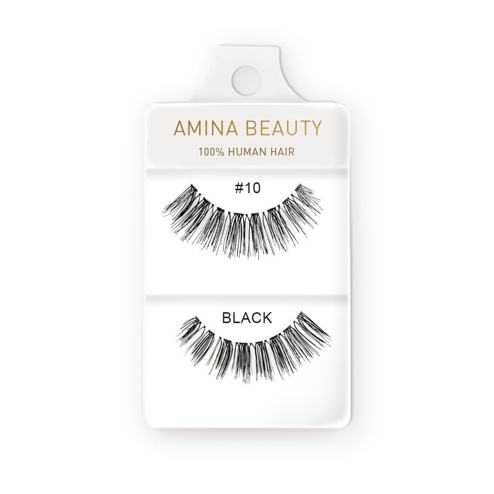 Shop Amina Human Hair Eyelashes - Style 10