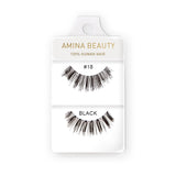 Shop Amina Beauty Human Hair Eyelashes - Style 18