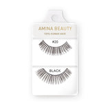 Shop Amina Beauty Human Hair Eyelashes - Style 20