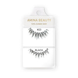 Shop Amina Beauty Human Hair Eyelashes - Style 23