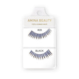 Shop Amina Beauty Human Hair Eyelashes - Style 28