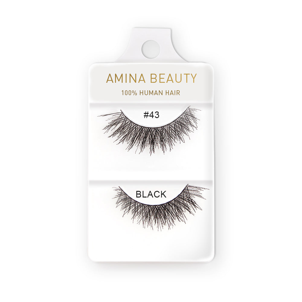 Shop Amina Human Hair Eyelashes - Style 43