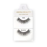 Shop Amina Beauty Human Hair Eyelashes - Style 49