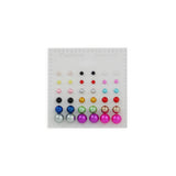 Multi-Color-Pearl Earrings Set