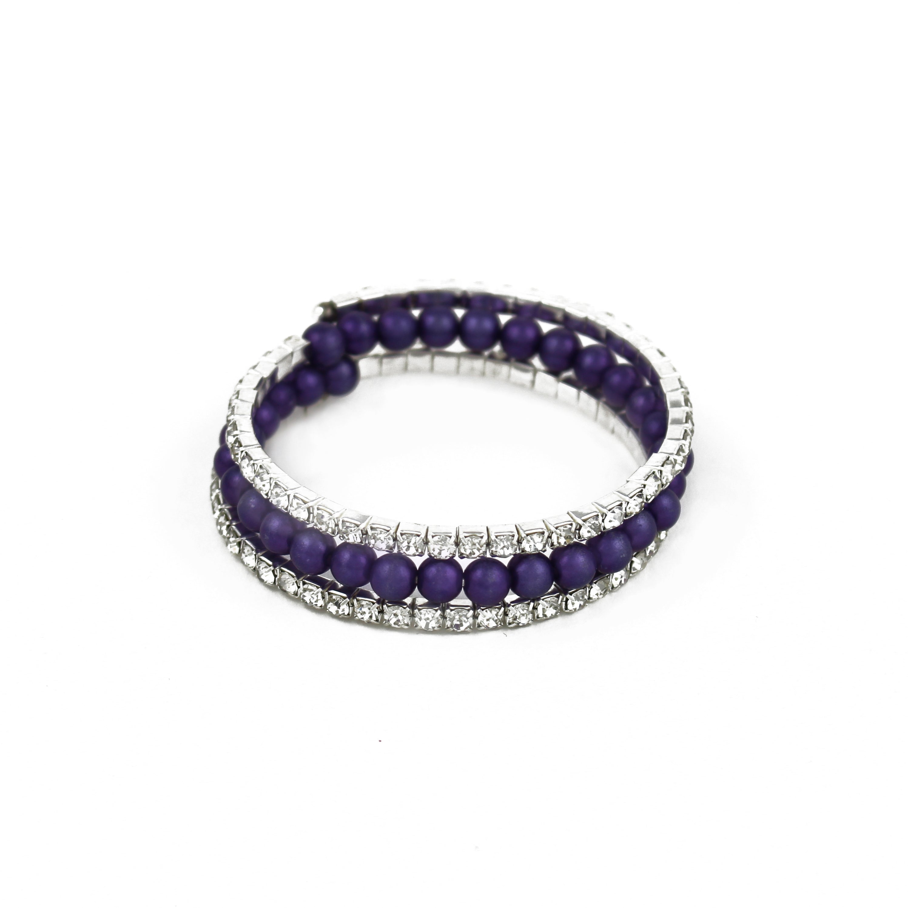 Purple Pearl & CZ Bracelet | Shop Amina Beauty