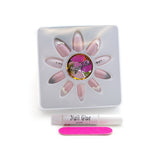 Te Amo Light Pink w/Glitter & Jewels Nails | Shop Amina Beauty
