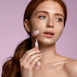 Celavi Rose Quartz Facial Roller Set | Shop Amina Beauty
